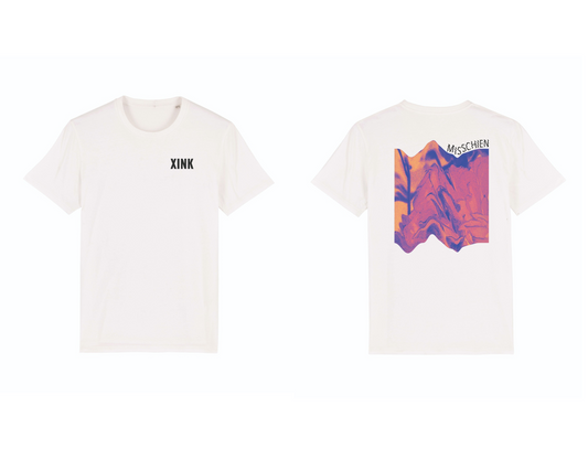 T-shirt artwork gebroken wit