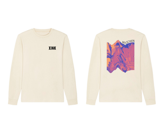 Longsleeve artwork gebroken wit